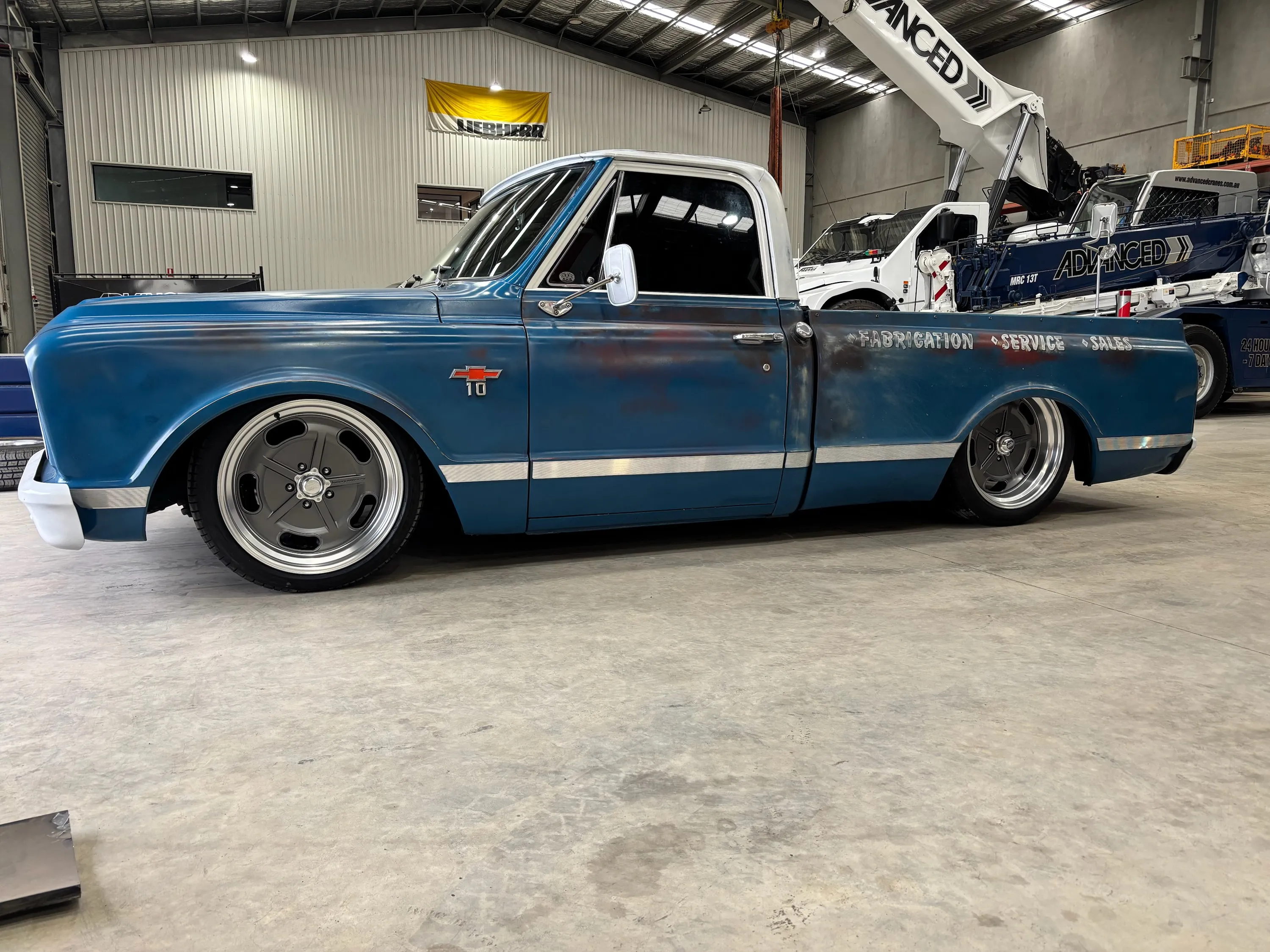 CHEV C10 1967 with AMERICAN RACING SALT FLAT 20 inch WHEELS |  | CHEV
